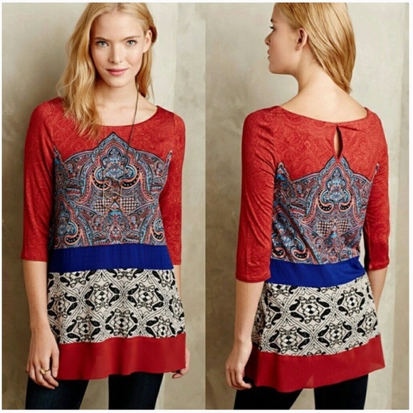 Anthropologie Tops - Anthropologie women’s Akemi + Kim "Gia" Tunic Size XS boho